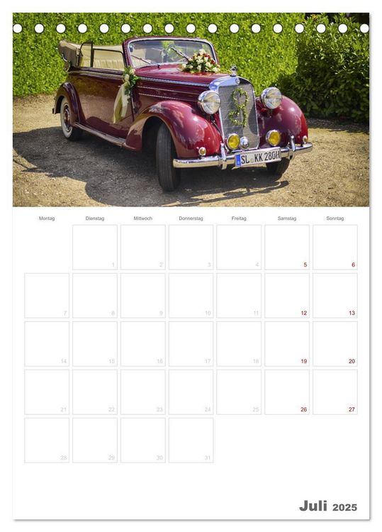 Produktbild: Mercedes Benz 170 SCB (Tischkalender 2025 DIN A5 hoch), CALVENDO Monatskalender