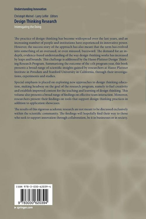 Produktbild: Design Thinking Research