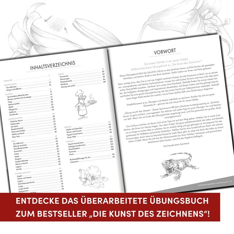 Produktbild: Die Kunst des Zeichnens &Uuml;bungsbuch. Mit neuem Trainingskonzept