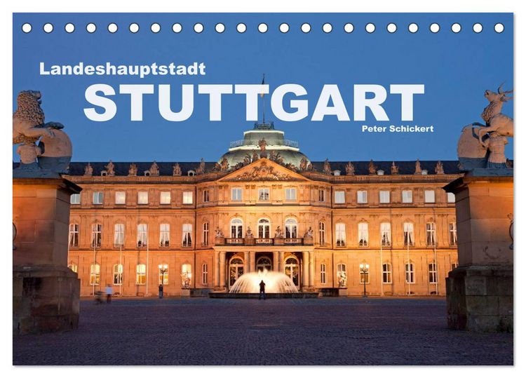 Produktbild: Landeshauptstadt Stuttgart (Tischkalender 2026 DIN A5 quer), CALVENDO Monatskalender