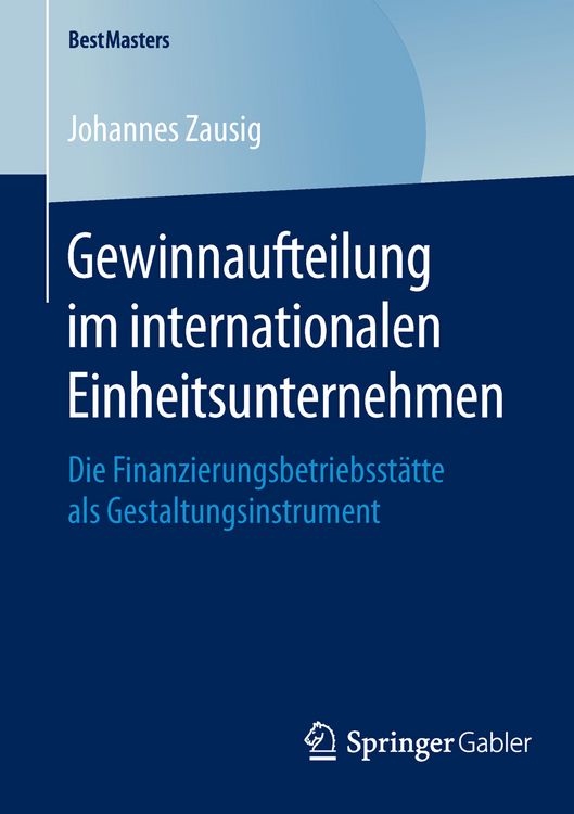 Produktbild: Gewinnaufteilung im internationalen Einheitsunternehmen