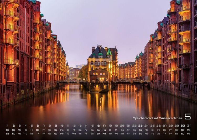 Produktbild: Hamburg - Zwischen Speicherstadt und Alster - 2027 - Kalender DIN A3