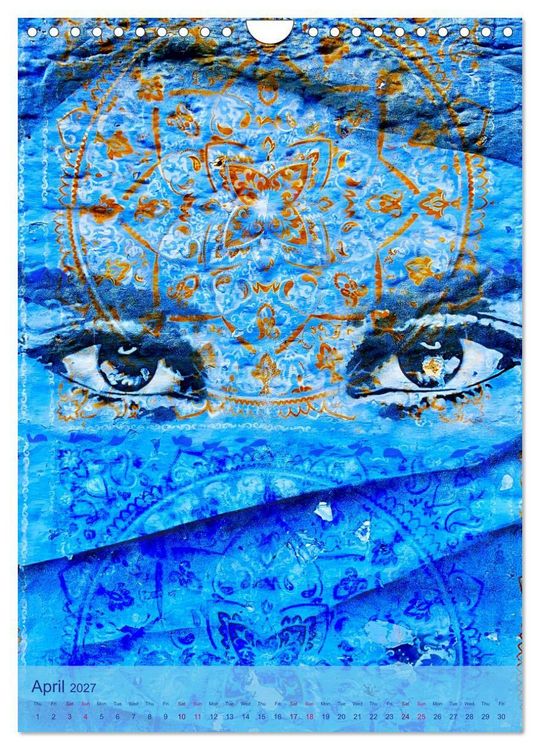 Produktbild: Chefchouen - The Blue City (Wall Calendar 2027 DIN A4 portrait), CALVENDO 12 Month Wall Calendar