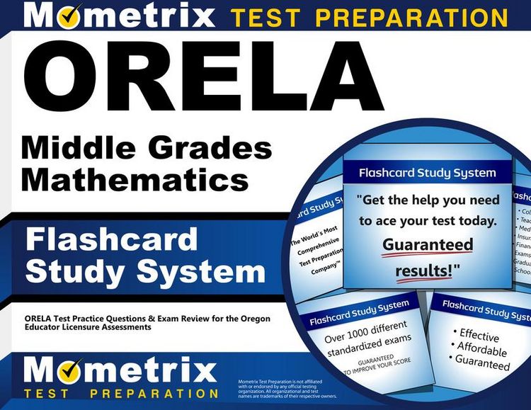 Produktbild: Orela Middle Grades Mathematics Flashcard Study System