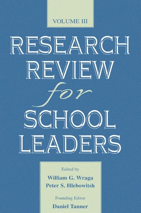 Produktbild: Research Review for School Leaders