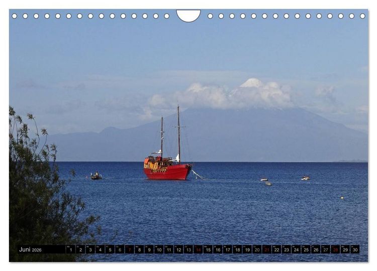 Produktbild: Tanz auf dem Vulkan - Osorno (Chile) (Wandkalender 2026 DIN A4 quer), CALVENDO Monatskalender