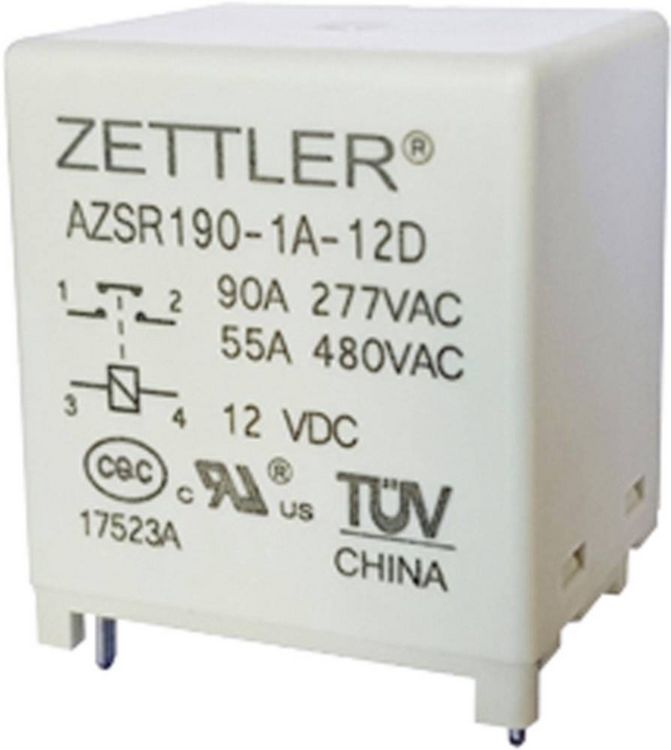 Produktbild: Zettler Electronics AZSR190T-1A-24DL Printrelais 24 V/DC 100 1 Schlie&szlig;er 1St.