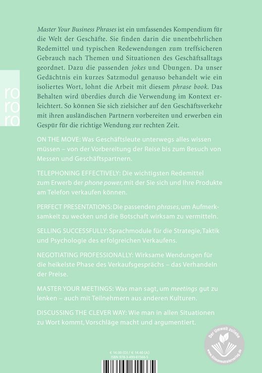 Produktbild: Bosewitz: Master/Business Phrases