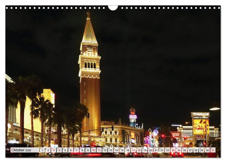 Produktbild: Las Vegas, Stadt der wahr gewordenen Tr&auml;ume (Wandkalender 2026 DIN A3 quer), CALVENDO Monatskalender