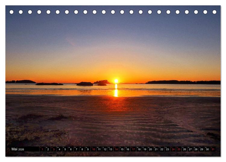 Produktbild: Vancouver - Vancouver Island - Seattle (Tischkalender 2026 DIN A5 quer), CALVENDO Monatskalender