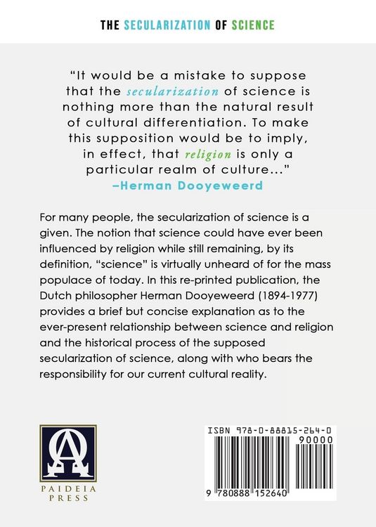 Produktbild: The Secularization of Science