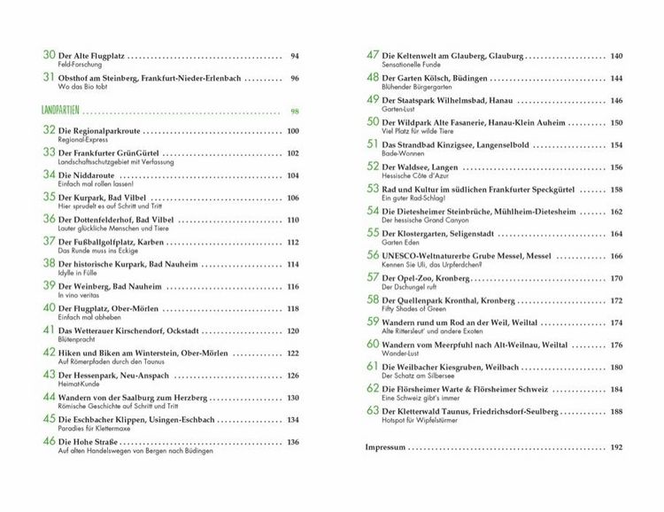 Produktbild: Raus ins Gr&uuml;ne Frankfurt
