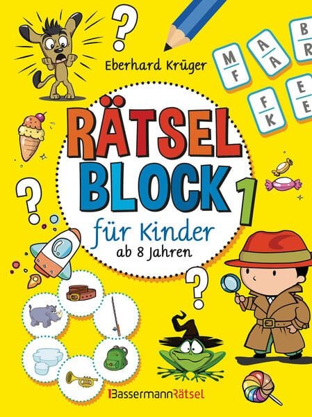 Produktbild: R&auml;tselblock 1 f&uuml;r Kinder ab 8 Jahren