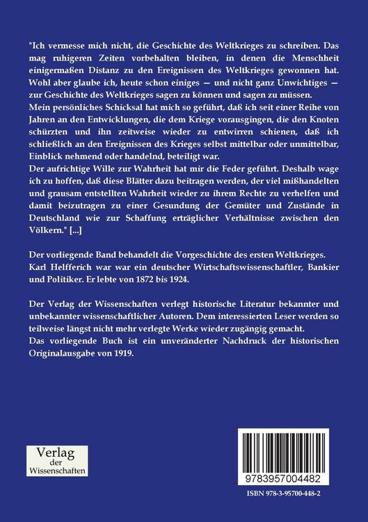 Produktbild: Der Weltkrieg
