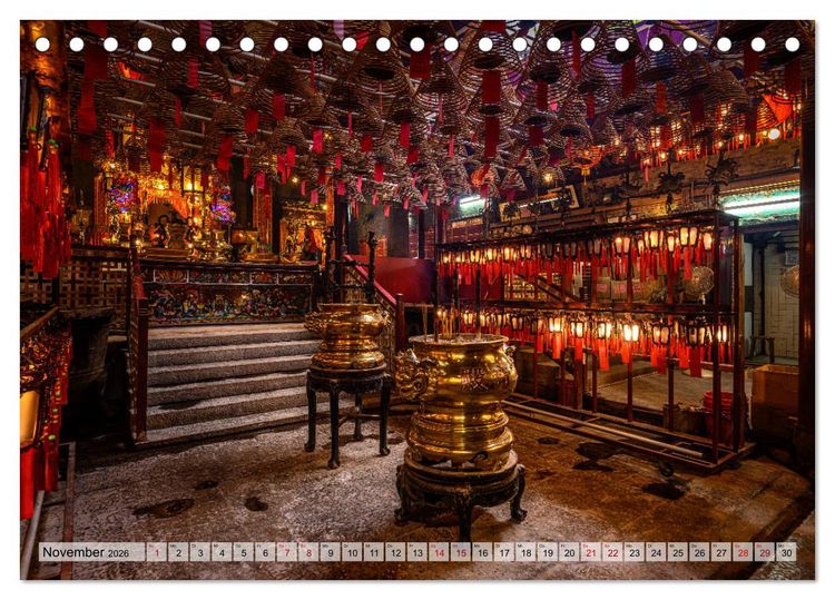 Produktbild: Metropolen Chinas - Peking, Shanghai, Hongkong (Tischkalender 2026 DIN A5 quer), CALVENDO Monatskalender