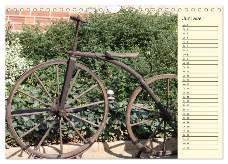 Produktbild: Drahtesel-Allerlei (Wandkalender 2026 DIN A4 quer), CALVENDO Monatskalender