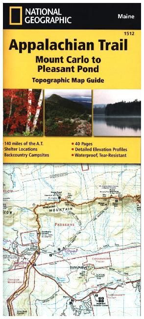 Produktbild: Appalachian Trail: Maine South Map [Mount Carlo to Pleasant Pond]