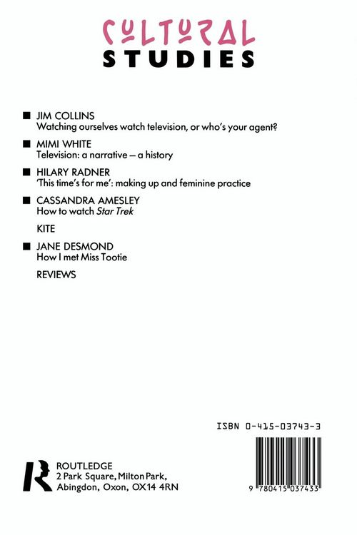 Produktbild: Cultural Studies