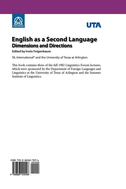 Produktbild: English as a Second Language