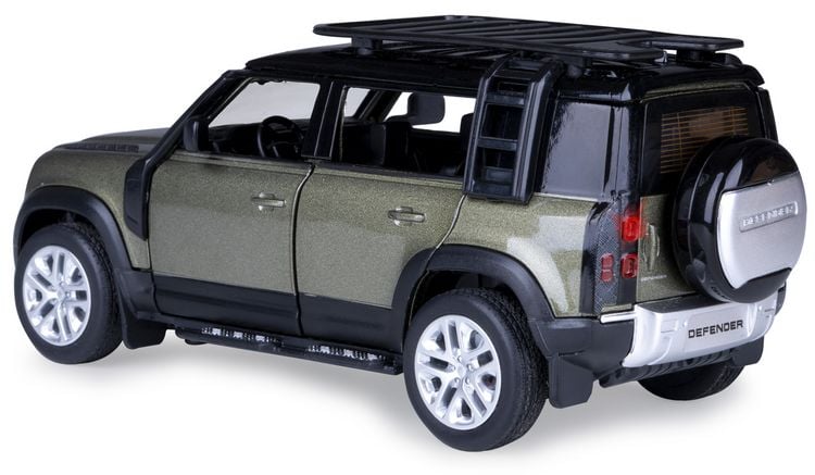 Produktbild: Land Rover Defender 110 Diecast 1:32 gr&uuml;n inkl. Knopfzellen