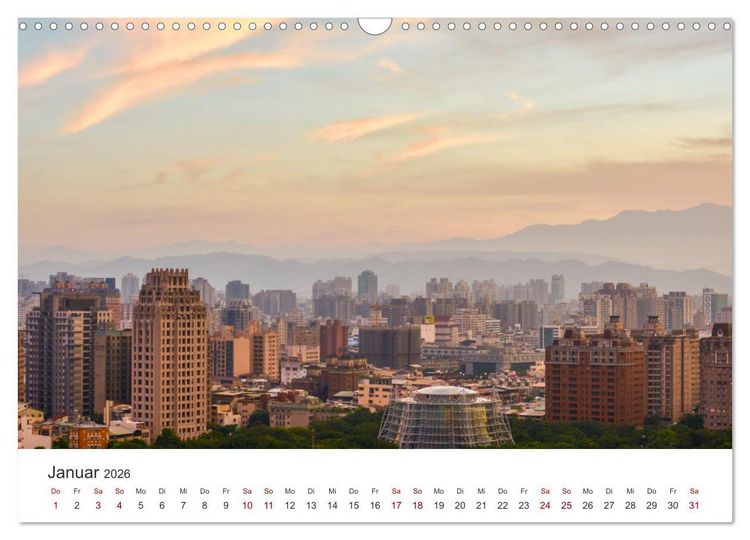 Produktbild: Taiwan - Die wundervolle Insel in Asien. (Wandkalender 2026 DIN A3 quer), CALVENDO Monatskalender