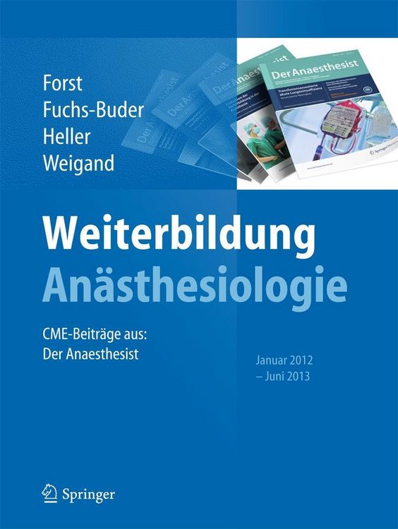 Produktbild: Weiterbildung An&auml;sthesiologie