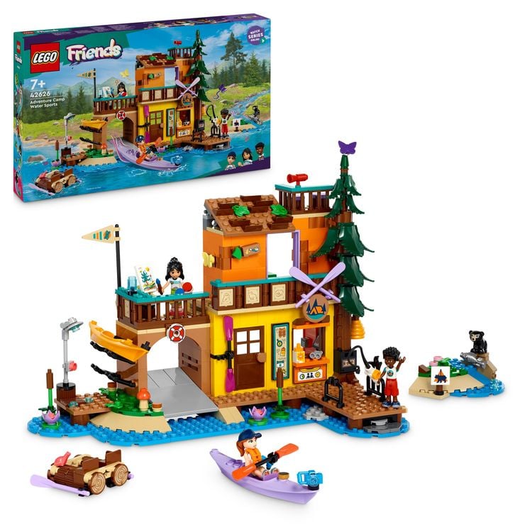 Bild vom Artikel LEGO Friends Abenteuercamp mit Kayak, Camping-Spielzeug 42626 vom Autor 