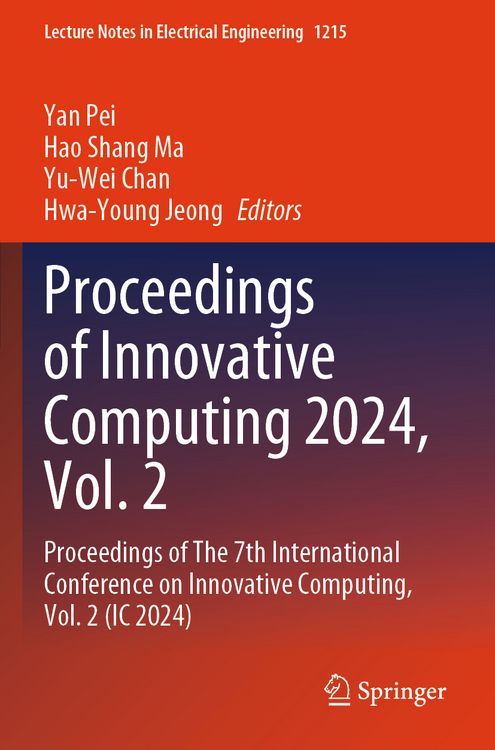 Produktbild: Proceedings of Innovative Computing 2024, Vol. 2