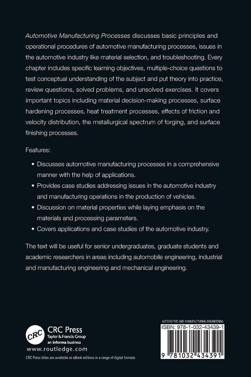 Produktbild: Automotive Manufacturing Processes