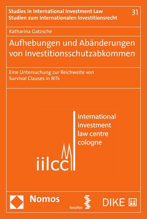 Produktbild: Aufhebungen und Ab&auml;nderungen von Investitionsschutzabkommen
