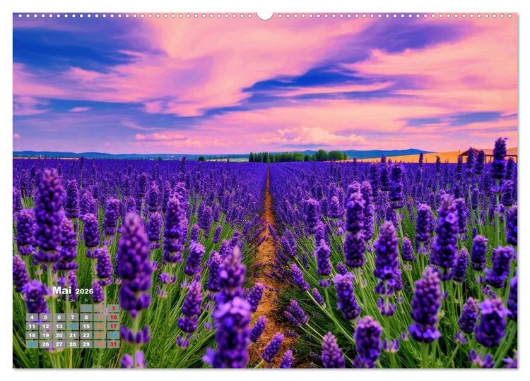 Produktbild: Lavendel f&uuml;r deine Sinne (Wandkalender 2026 DIN A2 quer), CALVENDO Monatskalender
