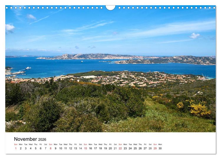 Produktbild: Bays of Sardinia (Wall Calendar 2026 DIN A3 landscape), CALVENDO 12 Month Wall Calendar