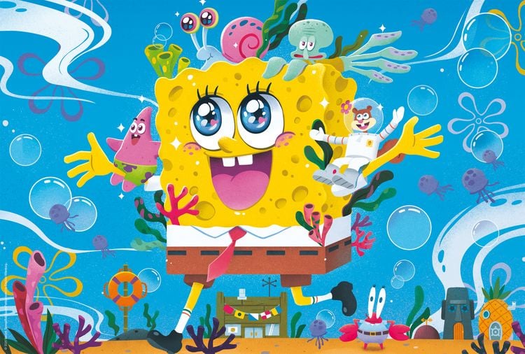Produktbild: SpongeBob, Abenteuer in Bikinibottom 100 Teile