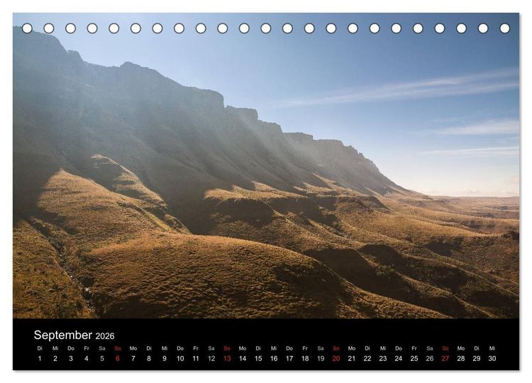 Produktbild: Wundersch&ouml;nes S&uuml;dafrika (Tischkalender 2026 DIN A5 quer), CALVENDO Monatskalender