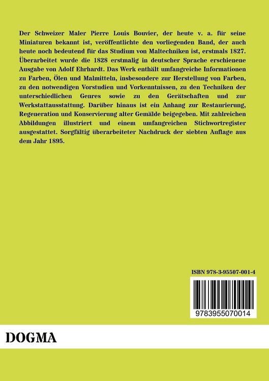 Produktbild: Handbuch der &Ouml;lmalerei f&uuml;r K&uuml;nstler und Kunstfreunde