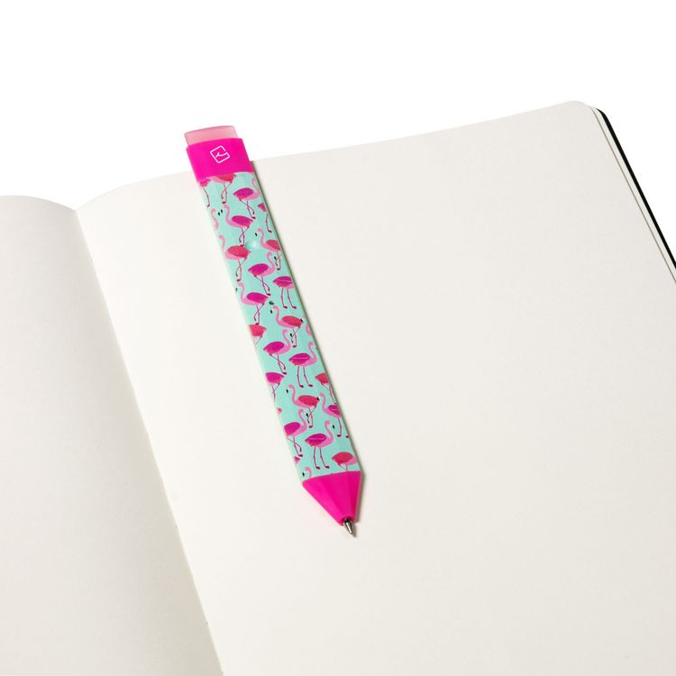Produktbild: Pen Bookmark Set Flamingo &ndash; Stift & Lesezeichen 2er-Set