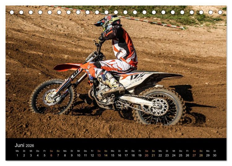 Produktbild: MX Racing 2026 (Tischkalender 2026 DIN A5 quer), CALVENDO Monatskalender