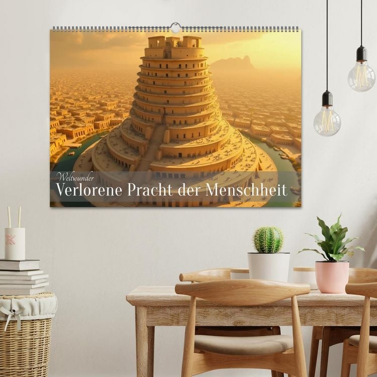 Produktbild: Weltwunder - Verlorene Pracht der Menschheit (Wandkalender 2026 DIN A2 quer), CALVENDO Monatskalender
