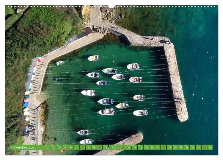Produktbild: D&eacute;couvrez la Normandie (Calendrier mural 2026 DIN A2 vertical) calendrier de bureau