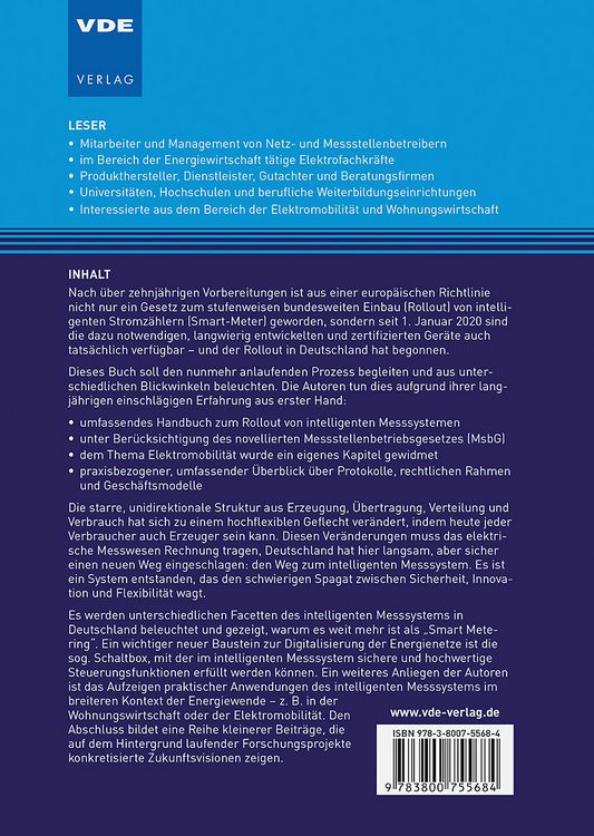 Produktbild: Intelligente Messsysteme - Smart Metering