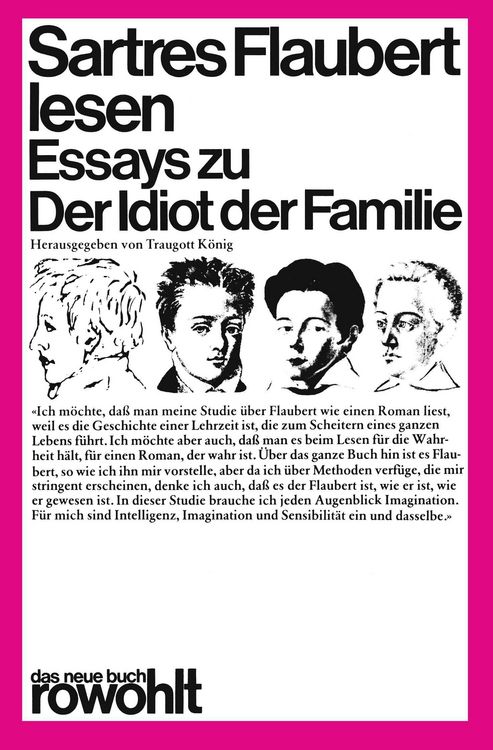 Produktbild: Sartres Flaubert lesen