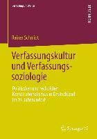 Produktbild: Verfassungskultur und Verfassungssoziologie