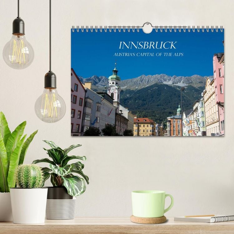 Produktbild: Innsbruck - Austria&lsquo;s capital of the alps (Wall Calendar 2026 DIN A4 landscape), CALVENDO 12 Month Wall Calendar