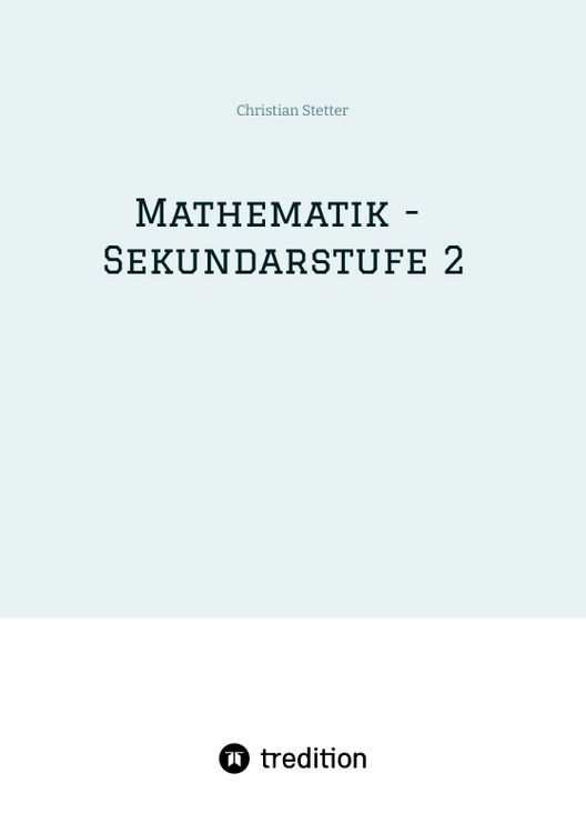 Produktbild: Mathematik - Sekundarstufe 2