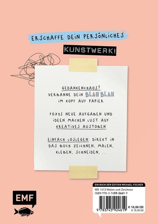 Produktbild: Blah Blah Journal &ndash; Band 2 &ndash; Dein absolut verr&uuml;cktes Mitmach-Buch &ndash; Mal es fertig! Von YouTuberin Foxy Draws