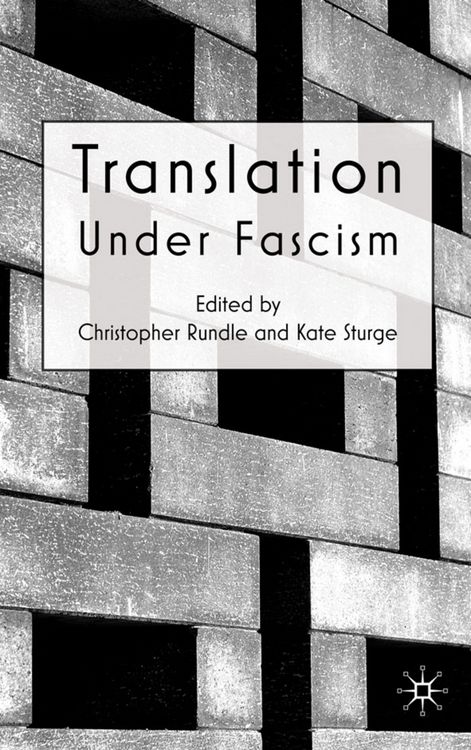 Produktbild: Translation Under Fascism