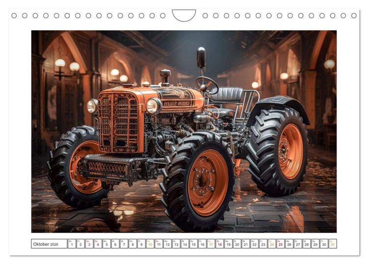 Produktbild: Surrealistische Traktoren (Wandkalender 2026 DIN A4 quer), CALVENDO Monatskalender