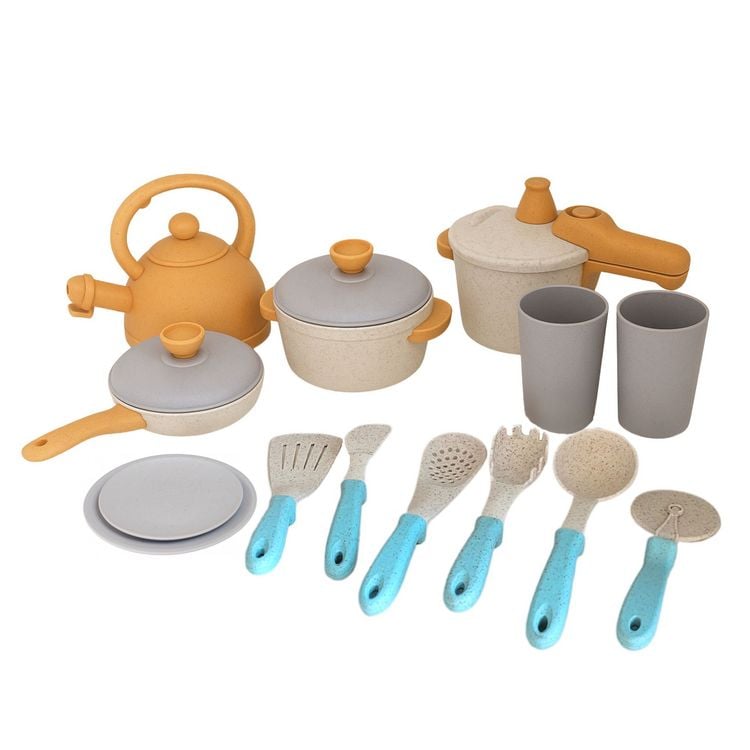 Produktbild: alldoro - Koch- und Geschirrset f&uuml;r Kinderk&uuml;che