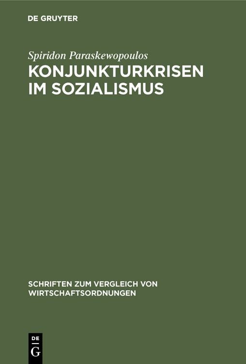 Produktbild: Konjunkturkrisen im Sozialismus
