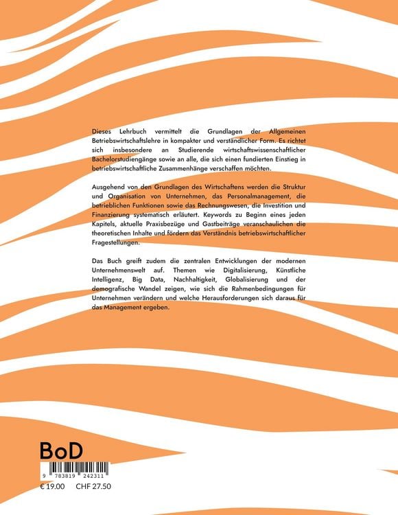 Produktbild: Betriebswirtschaftslehre